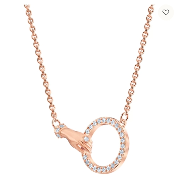 Swarovski Jewelry - Swarovski Symbolic necklaceHand, White, Rose gold-tone plated